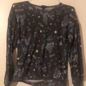 Girl’s Art Class Gray Unicorn Shirt